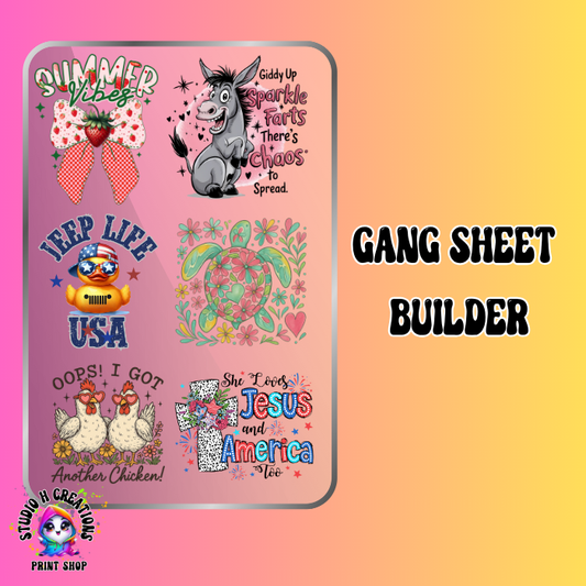 Gang Sheet