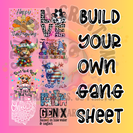 Gang Sheet